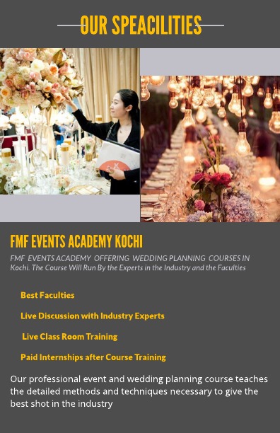 Wedding Planning Course Specialities India 